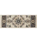 Central Oriental Canyon Alabaster/Storm Oriental/Traditional 5ft. x 7ft.7in. Rect. Rug