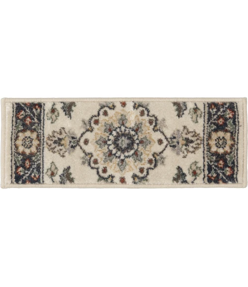 Central Oriental Canyon Alabaster/Storm Oriental/Traditional 5ft. x 7ft.7in. Rect. Rug
