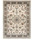 Central Oriental Canyon Alabaster/Storm Oriental/Traditional 5ft. x 7ft.7in. Rect. Rug