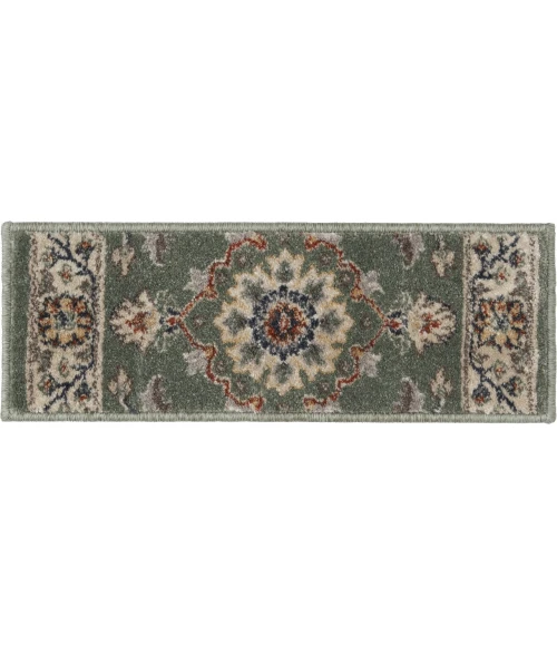 Central Oriental Canyon Spring/Alabaster Oriental/Traditional 7ft. 3in. x 10ft. 10in. Rect. Rug