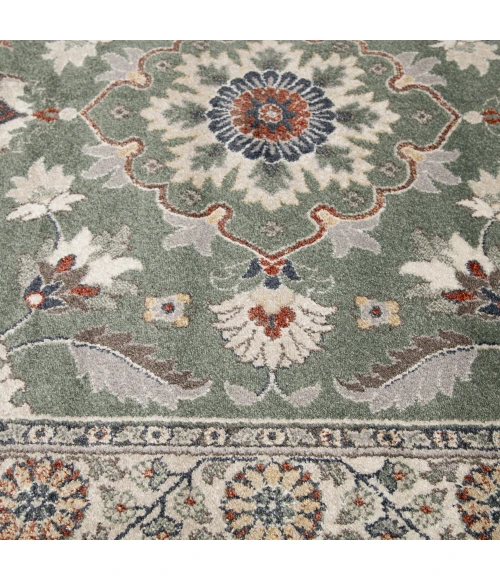 Central Oriental Canyon Spring/Alabaster Oriental/Traditional 7ft. 3in. x 10ft. 10in. Rect. Rug