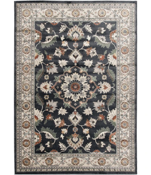 Central Oriental Canyon Vintage Blue/Storm Oriental/Traditional 7ft. 3in. x 10ft. 10in. Rect. Rug