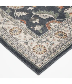 Central Oriental Canyon Vintage Blue/Storm Oriental/Traditional 9in. x 33in. Rect. Rug