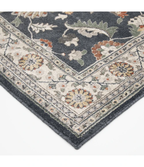 Central Oriental Canyon Vintage Blue/Storm Oriental/Traditional 7ft. 3in. x 10ft. 10in. Rect. Rug