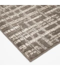 Central Oriental Canyon Latte/Sand Abstract 7ft.3in. x 10ft.10in. Rect. Rug
