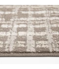 Central Oriental Canyon Latte/Sand Abstract 7ft.3in. x 10ft.10in. Rect. Rug