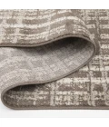Central Oriental Canyon Latte/Sand Abstract 7ft.3in. x 10ft.10in. Rect. Rug