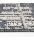 Central Oriental Canyon Vintage Blue Abstract 7ft.3in. x 10ft.10in. Rect. Rug