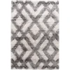 Central Oriental Chicago Beige/Grey Abstract 7ft.10in. x 9ft.10in. Rect. Rug