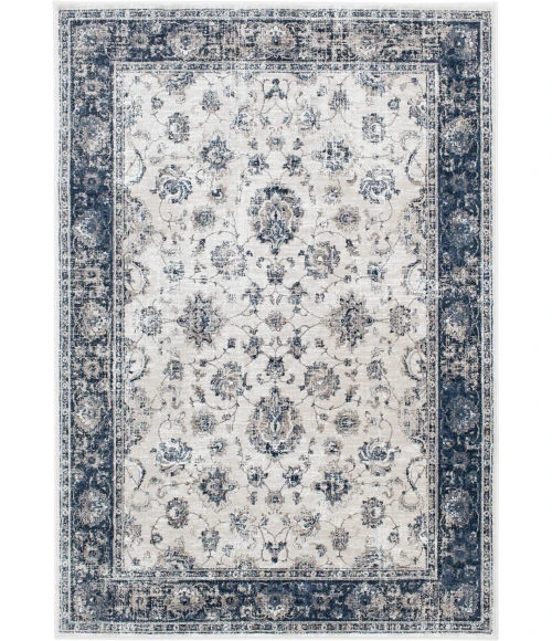 Central Oriental Clearwater Biscuit/Nightfall Traditional 5ft.3 x 7ft.7in. Rect. Rug