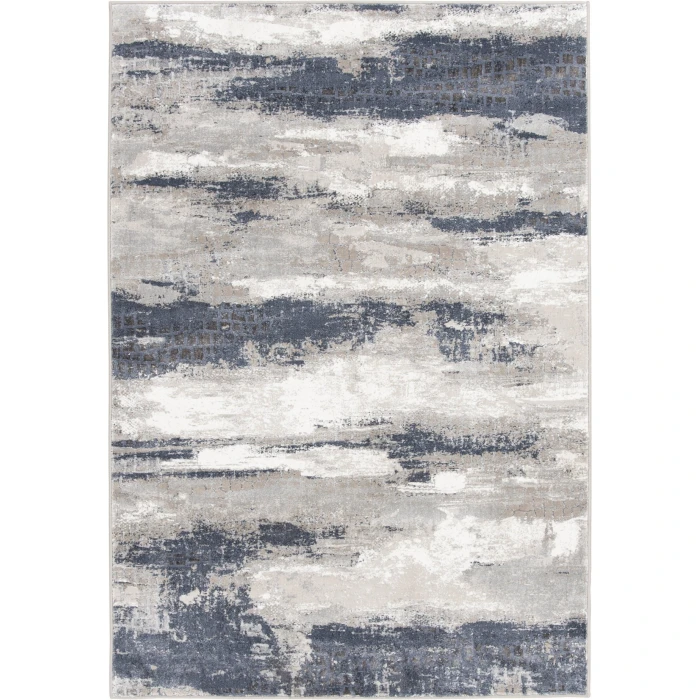 Central Oriental Clearwater Biscuit/Multi Abstract 5ft.3 x 7ft.7in. Rect. Rug