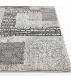 Central Oriental Clearwater Ghost/Chalk Abstract 7ft.10in. x 10ft.10in. Rect. Rug