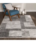Central Oriental Clearwater Ghost/Chalk Abstract 7ft.10in. x 10ft.10in. Rect. Rug