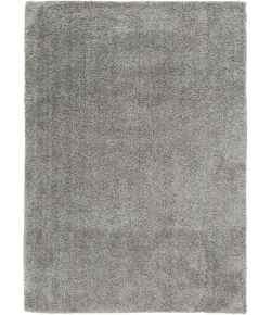 Central Oriental Comfort Plus Chalk/Chrome Solid 90in. x 114in. Rect. Rug