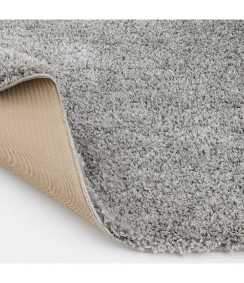 Central Oriental Comfort Plus Chalk/Chrome Solid 60in. x 84in. Rect. Rug