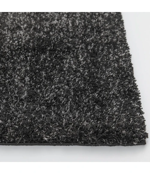 Central Oriental Comfort Plus Ink/Night Sky Solid 90in. x 114in. Rect. Rug