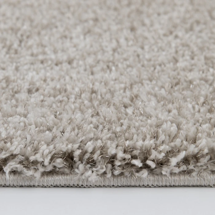 Central Oriental Comfort Plus Milk/Honey Solid 90in. x 114in. Rect. Rug