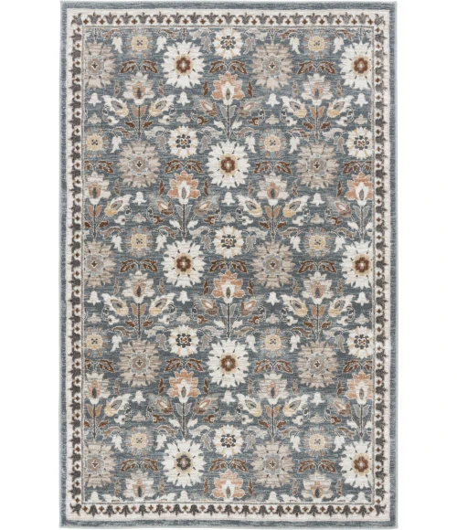 Central Oriental Erin & Ben _ Tupelo Harbor/Multi Floral 5ft. x 7ft.6in. Rect. Rug