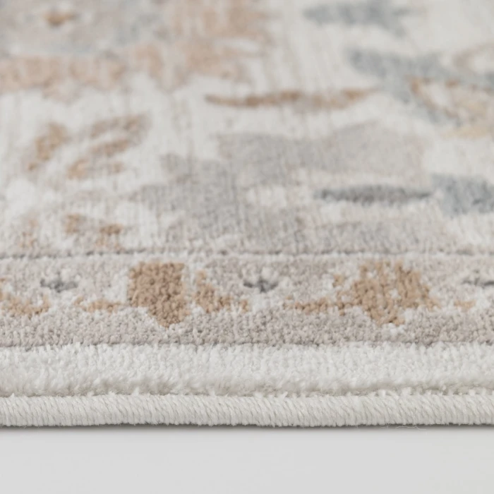 Central Oriental Erin & Ben _ Tupelo Oyster/Multi Floral 5ft. x 7ft.6in. Rect. Rug