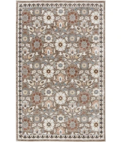 Central Oriental Erin & Ben _ Tupelo Sandstone/Multi Floral 7ft.10 x 9ft.10in. Rect. Rug