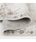 Central Oriental Erin & Ben _ Tupelo Salt Floral 7ft.10 x 9ft.10in. Rect. Rug