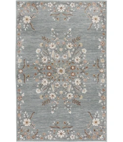 Central Oriental Erin & Ben _ Tupelo Seamist/Salt Floral 7ft.10 x 9ft.10in. Rect. Rug