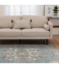 Central Oriental Erin & Ben _ Tupelo Seamist/Salt Floral 7ft.10 x 9ft.10in. Rect. Rug