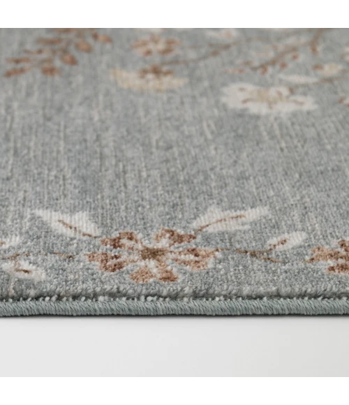 Central Oriental Erin & Ben _ Tupelo Seamist/Salt Floral 7ft.10 x 9ft.10in. Rect. Rug