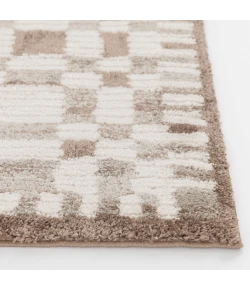 Central Oriental Erin & Ben _ Grove Almond/Lace Geometric 7ft.10 x 9ft.10in. Rect. Rug