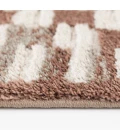Central Oriental Erin & Ben _ Grove Clay/Lace Geometric 5ft. x 7ft.6in. Rect. Rug