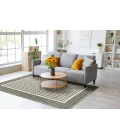 Central Oriental Erin & Ben _ Grove Sage/Lace Abstract 7ft.10 x 9ft.10in. Rect. Rug
