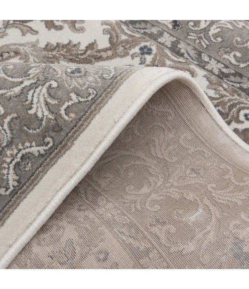 Central Oriental Clearwater Oyster Oriental/Traditional 9in. x 33in. Rect. Rug