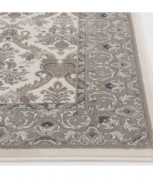 Central Oriental Clearwater Oyster Oriental/Traditional 9in. x 33in. Rect. Rug