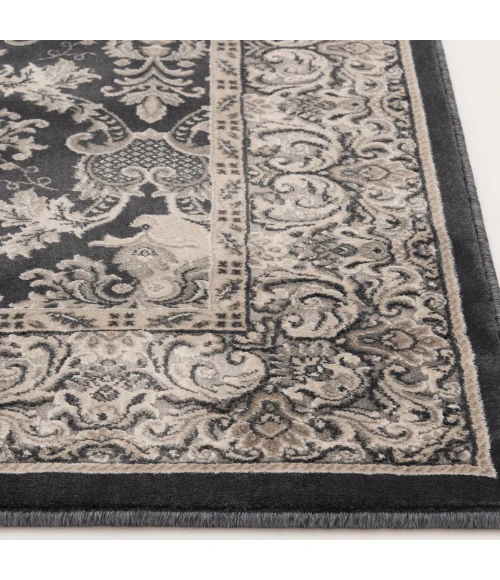 Central Oriental Clearwater Nightfall Oriental/Traditional 9in. x 26in. Rect. Rug