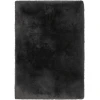 Central Oriental Belgian Faux Fur Black Solid 5ft. x 7ft. Rect. Rug
