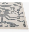 Central Oriental Heirloom Champagne/Sky Blue Floral 7ft.10in. x 9ft.10in. Rect. Rug