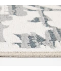 Central Oriental Heirloom Champagne/Sky Blue Floral 7ft.10in. x 9ft.10in. Rect. Rug