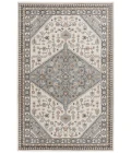 Central Oriental Heirloom Sky Blue/Champagne Moroccan 5ft.3 x 7ft.7in. Rect. Rug