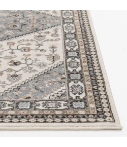 Central Oriental Heirloom Sky Blue/Champagne Moroccan 9ft.10in. x 12ft.10in. Rect. Rug