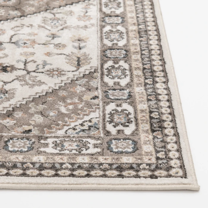 Central Oriental Heirloom Tan/Navajo White Moroccan 7ft.10in. x 9ft.10in. Rect. Rug
