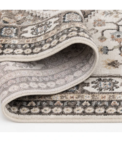 Central Oriental Heirloom Tan/Navajo White Moroccan 5ft.3 x 7ft.7in. Rect. Rug