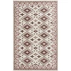 Central Oriental Heirloom Cinnabar/Multi Moroccan 5ft.3 x 7ft.7in. Rect. Rug