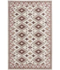Central Oriental Heirloom Cinnabar/Multi Moroccan 7ft.10in. x 9ft.10in. Rect. Rug