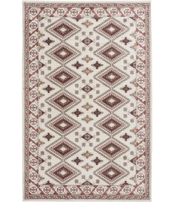 Central Oriental Heirloom Cinnabar/Multi Moroccan 9ft.10in. x 12ft.10in. Rect. Rug