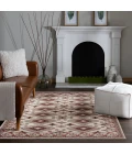 Central Oriental Heirloom Cinnabar/Multi Moroccan 7ft.10in. x 9ft.10in. Rect. Rug