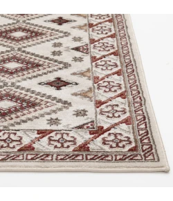 Central Oriental Heirloom Cinnabar/Multi Moroccan 9ft.10in. x 12ft.10in. Rect. Rug