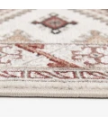 Central Oriental Heirloom Cinnabar/Multi Moroccan 7ft.10in. x 9ft.10in. Rect. Rug