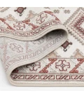 Central Oriental Heirloom Cinnabar/Multi Moroccan 7ft.10in. x 9ft.10in. Rect. Rug