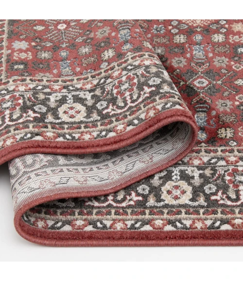 Central Oriental Heirloom Cinnabar/Abbey Moroccan 9ft.10in. x 12ft.10in. Rect. Rug