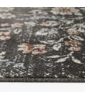 Central Oriental Heirloom black Floral 7ft.10in. x 9ft.10in. Rect. Rug